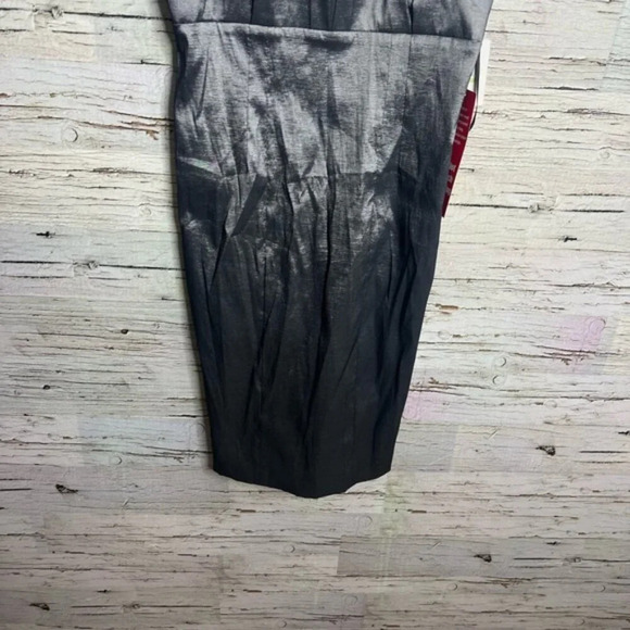 Calvin Klein gray silver bodycon sheath dress size 8 NWT - Picture 2 of 7